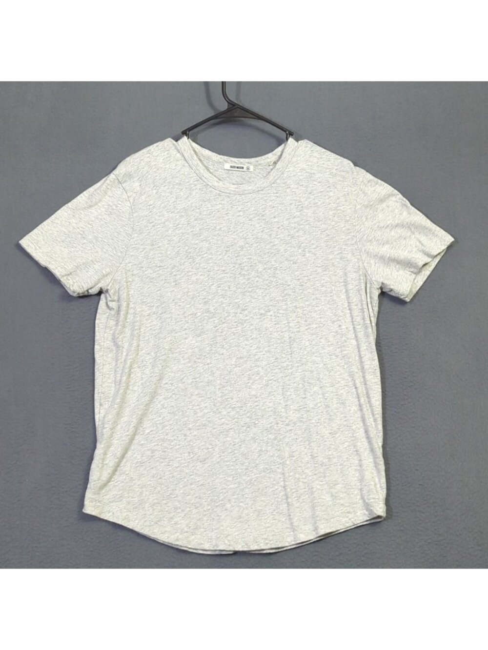 Buck Mason T-Shirt Men's M Gray Short Sleeve Curve Hem - Picture 2 of 9